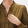 Charlotte Blouse - Bronzed Olive