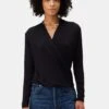 Calais Dream Knit Blouse - Black