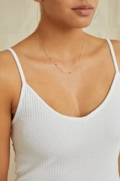 Thea Pointelle Rib Tank - White - ReAmour -Drapsify Sales Store 1063TheaWhite 5908 web 17cccdbc 7113 4f26 b3bb 5488830e784e