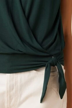 Simone Dream Knit Top - Darkest Spruce -Drapsify Sales Store 1342 Simone Darkest Spruce 5