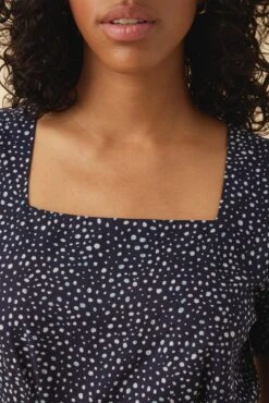 Ria Organic Cotton Dress - Trieste Dot -Drapsify Sales Store 17 10218 Ria Cotton Trieste Dot 4