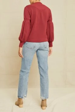 Maggie Luxe Fleece Top - Mulberry -Drapsify Sales Store 211013 AV October ECOMM 0699MaggieMulberryLuxeFleece 7531 web 3255bd1e cbf9 45fa acaa 81622e944eb7