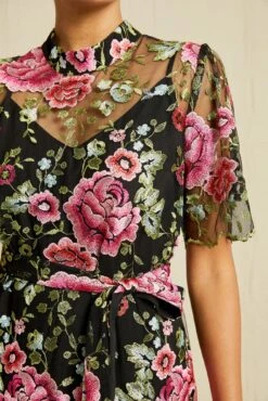 Brielle Upcycled Dress - Simone Floral -Drapsify Sales Store 211013 AV October ECOMM 0748BrielleSimoneFloralLace75 6578 web