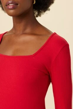 Corsica Paris Rib Top - Zinnia -Drapsify Sales Store 22 10102 Corsica Rib Zinnia 4