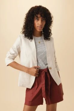 Meredith Femme Fête Blazer - Natural
