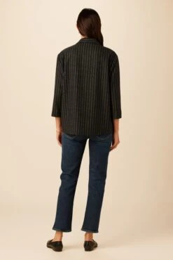 Viva Upcycled Wool Jacket - London Stripe -Drapsify Sales Store 24 1503 Viva London Stripe 3