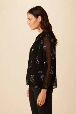 Drapsify Sales Store -Drapsify Sales Store 27 10155 Jeanne Chiffon Nahlia Floral 2