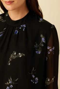 Jeanne Chiffon Blouse - Nahlia Floral -Drapsify Sales Store 27 10155 Jeanne Chiffon Nahlia Floral 4