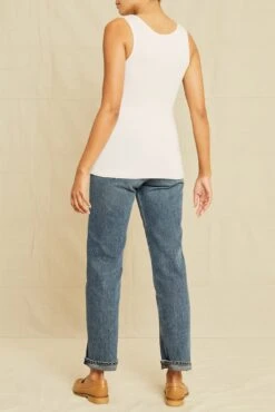 Iris Dream Knit Tank - Black - ReAmour -Drapsify Sales Store 4012IrisScoopNeckTankWhite 2979 web 3fb21337 7d3e 414d 96e7 341661521f7f