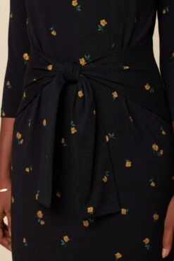 Colombe 3/4 Sleeve Reverie Knit Dress - Positano -Drapsify Sales Store 6054 34 Slv Colombe Positano 4