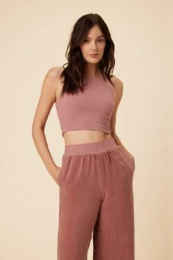 Katrina Paris Rib Tank - Quartz