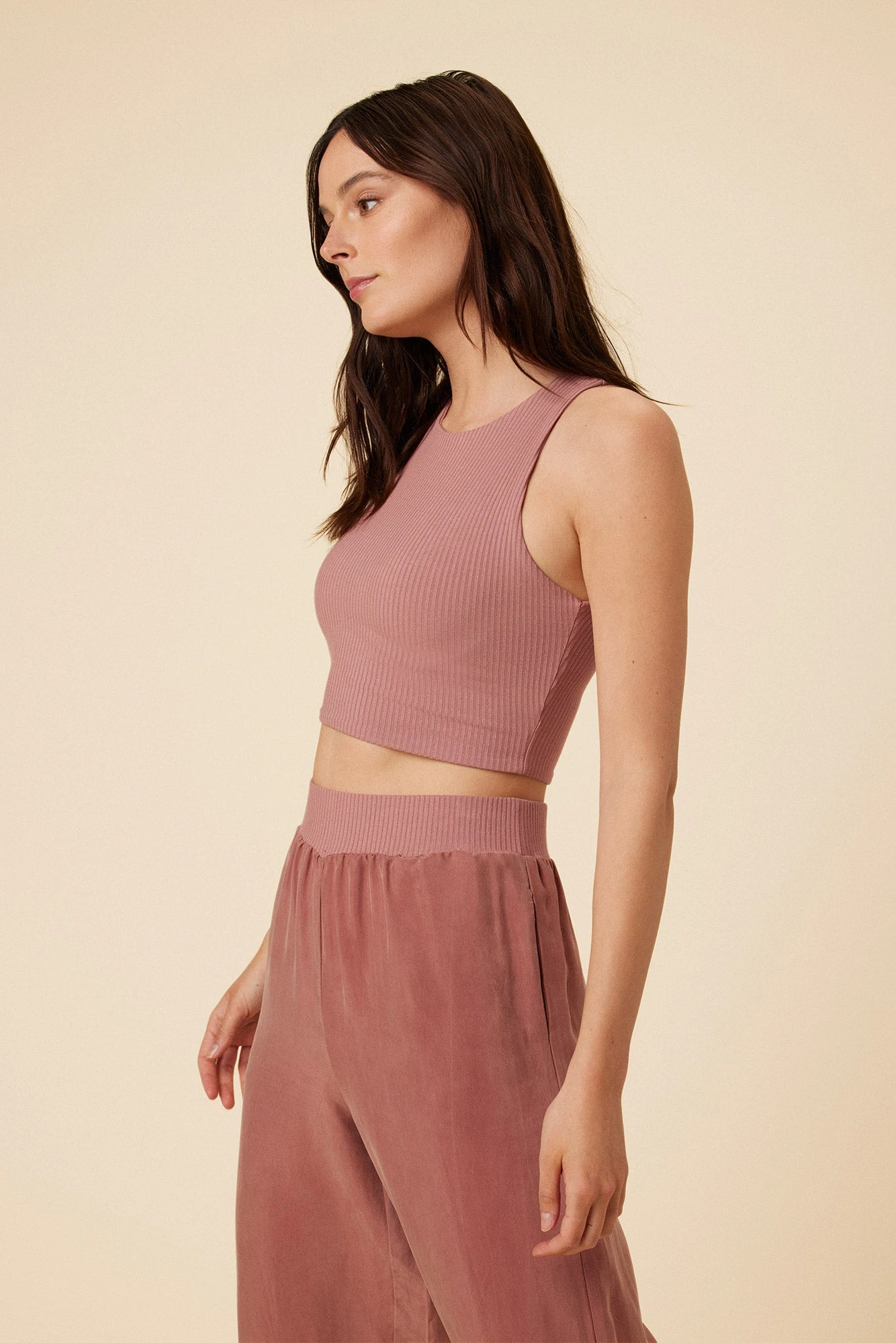 Katrina Paris Rib Tank - Quartz 2 Katrina Paris Rib Tank - Quartz - Image 2