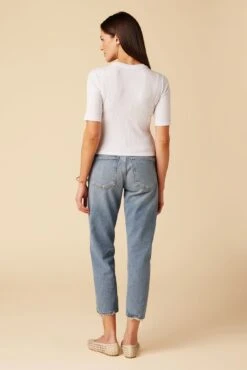 Jane Paris Rib Top - White -Drapsify Sales Store 6 Jane White 3