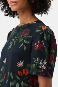 Darla Washable Silk Dress - Osaka Floral 7 Darla Washable Silk Dress - Osaka Floral -Drapsify Sales Store 703 Darla Osaka Floral 4