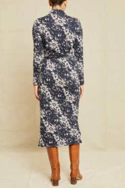 Castile Sweater Knit Dress -Drapsify Sales Store 7607 Castile Sweater Dress Lola Floral 9888 web