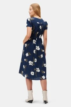Ellie Washable Silk Dress - Luna -Drapsify Sales Store 7912 Ellie Luna 3
