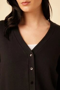 Zahra Swit Cardigan - Black -Drapsify Sales Store 7924 Zahra Black 4