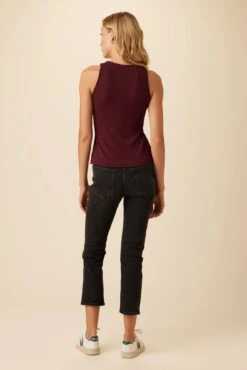 Jillian Dream Rib Tank - Plum - ReAmour -Drapsify Sales Store 7928 Jillian Plum 3 bd9348ca facd 46ae bd01 7dbb6b8374ef