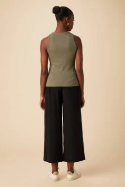 Jillian Dream Rib Tank - Vetiver -Drapsify Sales Store 7928 Jillian Vetiver 3