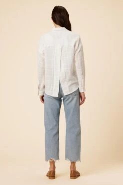 Madison Button Down - White -Drapsify Sales Store 7941 Madison White 3