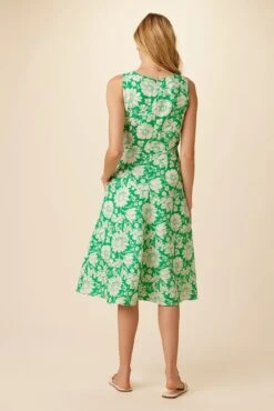 Keira Viscose Midi Dress - Bloomsbury -Drapsify Sales Store 7987 Keira Bloomsbury 3