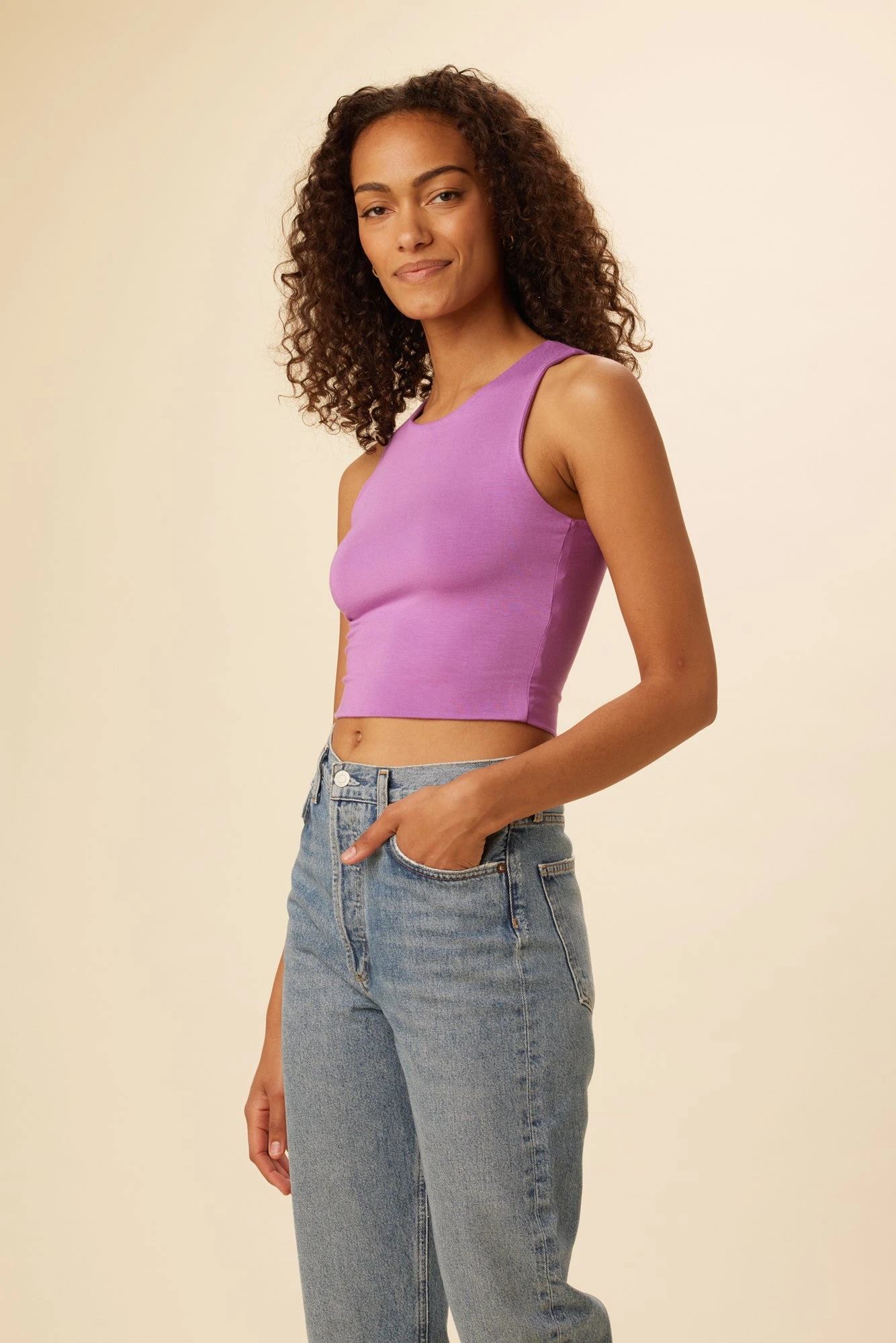 Alaina Dream Knit Tank - Cosmos 2 Alaina Dream Knit Tank - Cosmos - Image 2