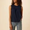 Hartley Reverie Slub Tank - Navy - ReAmour