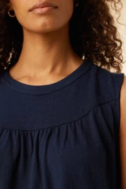 Hartley Reverie Slub Tank - Navy - ReAmour -Drapsify Sales Store 9317 Hartley Navy 4 2a802093 ee7d 43d0 886c a8184ebf43fc