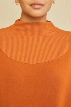 Nadav Luxe Fleece Sweatshirt - Umber -Drapsify Sales Store 9494 Nadav Umber 1802 web 4a9a54d5 437a 4517 8fe9 b10f3e2d0804