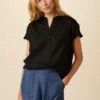 Renata Tencel Blouse - Black