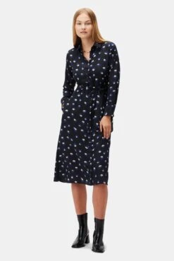 Drapsify Sales Store 29 Joyce Washable Silk Dress - Pavo