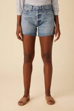 AGOLDE Parker Long Denim Short - Occurrence