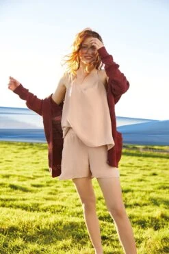 Gretta Cottonseed Cupro Tank - Rose -Drapsify Sales Store coupe pro pj shorts 9345 RT 9d9d83c5 ed44 4695 bbfb 6b525f881dc1