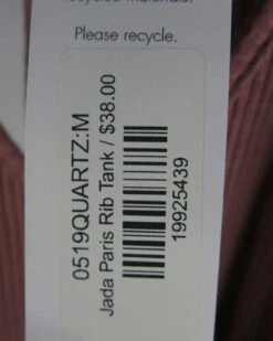 Jada Paris Rib Tank - Quartz - ReAmour -Drapsify Sales Store recurate submission 27190