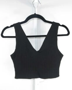 Rosa Paris Rib Tank - Black - ReAmour -Drapsify Sales Store recurate submission 27517 2