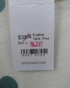 Eveline Slub Tank - Denim Dot - ReAmour -Drapsify Sales Store recurate submission 39359 5